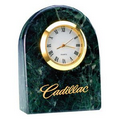 Deluxe Solid Marble Desktop Quartz Clock